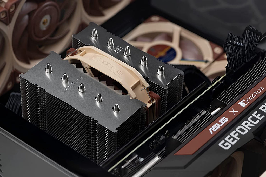 NH-D12L, Low-Height Dual-Tower CPU Cooler (120Mm, Brown)