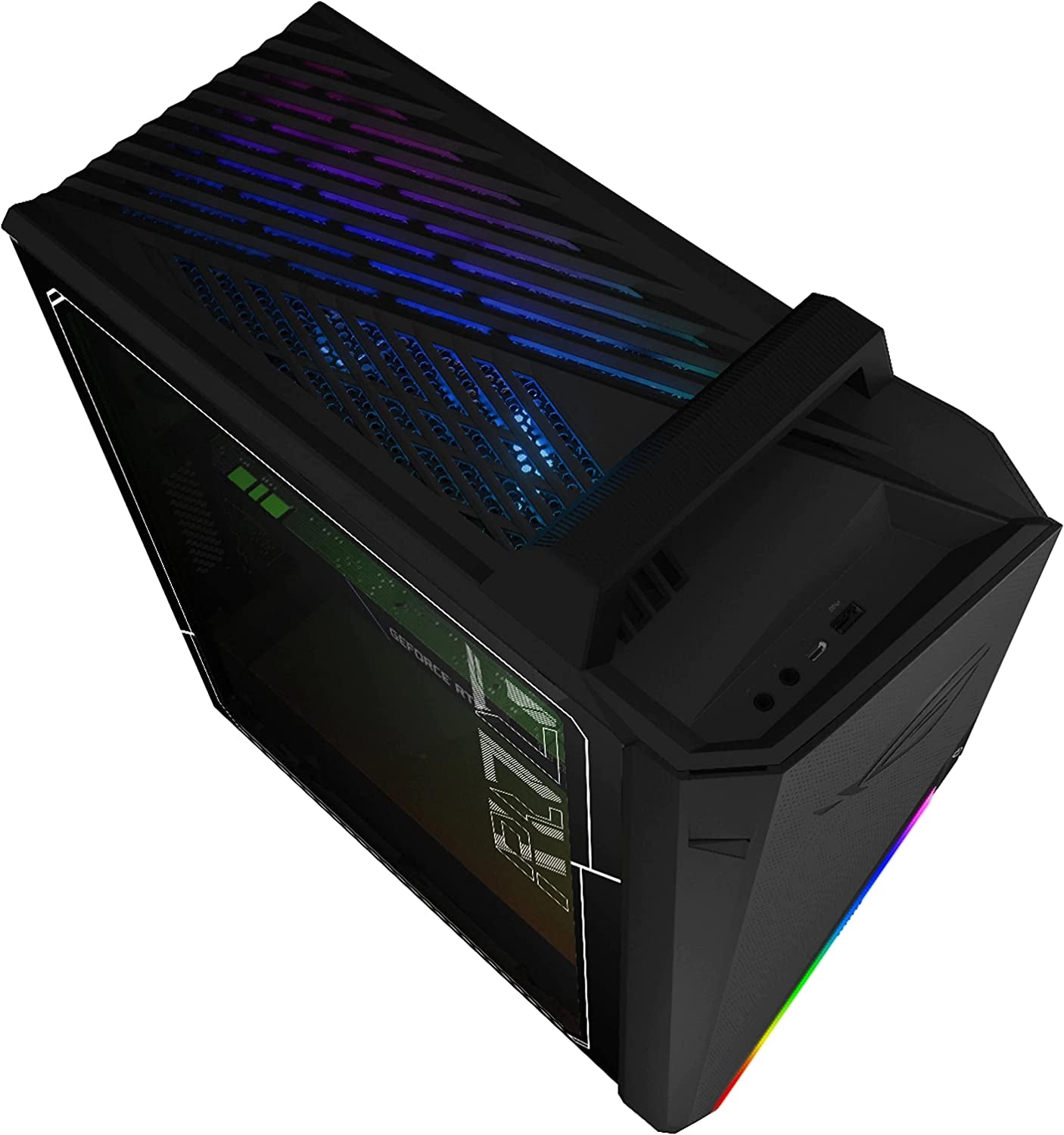 ROG Strix G15CX Gaming Desktop Computer, Intel 8-Cores I7-9700K up to 4.9Ghz, 16GB DDR4 RAM, 512GB Pcie SSD + 2TB HDD, RTX 2080 Super 8GB GDDR6, Wifi 6, Type-C, HDMI, Windows 10, Ipuzzle Mousepad