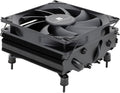 AXP90-X47 Black ITX Low Profile CPU Air Cooler, 47Mm Height Cooling, TL-9015B Slim PWM Fan Low Noise 22.4Dba, 2700RPM Speed, for Am4/Am5/Intel Lga1700/1851/1150/1151/1155/1156/1200(Black)