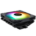 AXP-120-X67 Black ARGB Low Profile CPU Air Cooler with Quite 120Mm TL-C12015B-S Low Profile PWM Fan, 6 Heat Pipes, 67Mm Height, for AMD Am4/Intel LGA 1700/1150/1151/1851/1200/2011/2066