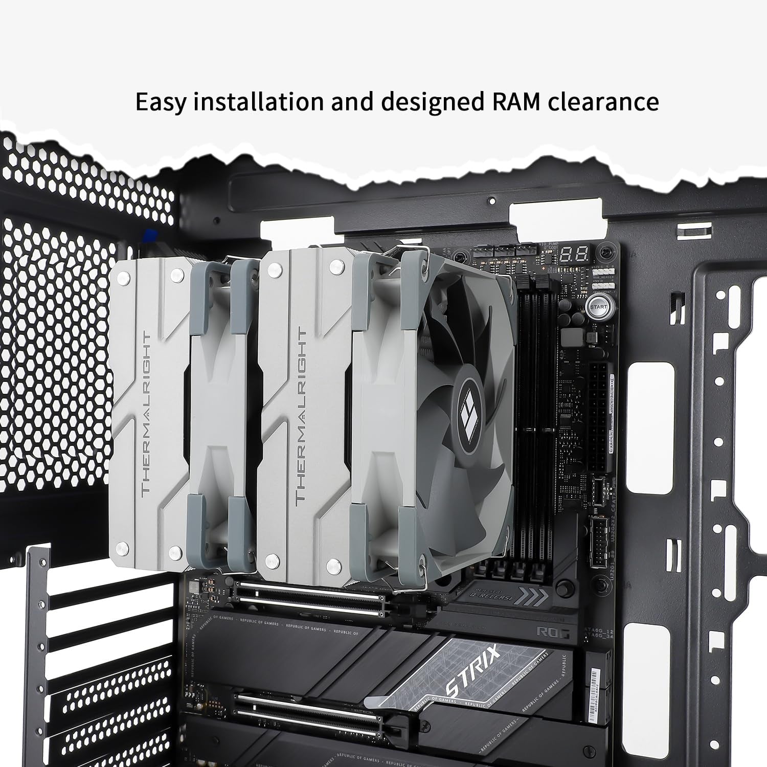 Peerless Assassin 120 CPU Air Cooler, 6 Heat Pipes, Dual 120Mm TL-C12 PWM Fan, Aluminium Heatsink Cover, AGHP Technology, for AMD Am4/Am5/Intel LGA 1700/115X/1851/1200/2011/2066 (PA120