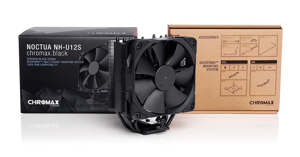 NH-U12S Chromax.Black, 120Mm Single-Tower CPU Cooler (Black)