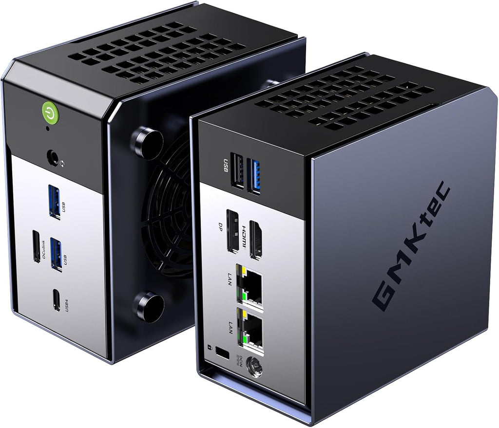 K16 Gaming Mini PC AMD Ryzen 7 7735HS 32 GB LPDDR5 RAM 512GB SSD | Desktop Mini Computer, AMD Radeon 680M 8C/16T 4.75Ghz, Dual NIC LAN 2.5Gbe, Oculink, USB4, HDMI, USB-C