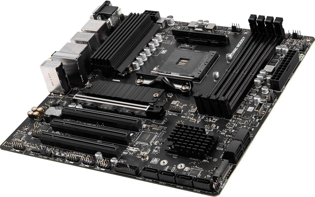 MSI PRO B550M-VC Wifi Proseries Motherboard (AMD Ryzen 5000 Series, AM4, DDR4, Pcie 4.0, SATA 6Gb/S, M.2, USB 3.2 Gen 2, HDMI/DP, Wi-Fi 6E, Bluetooth 5.2, Matx)