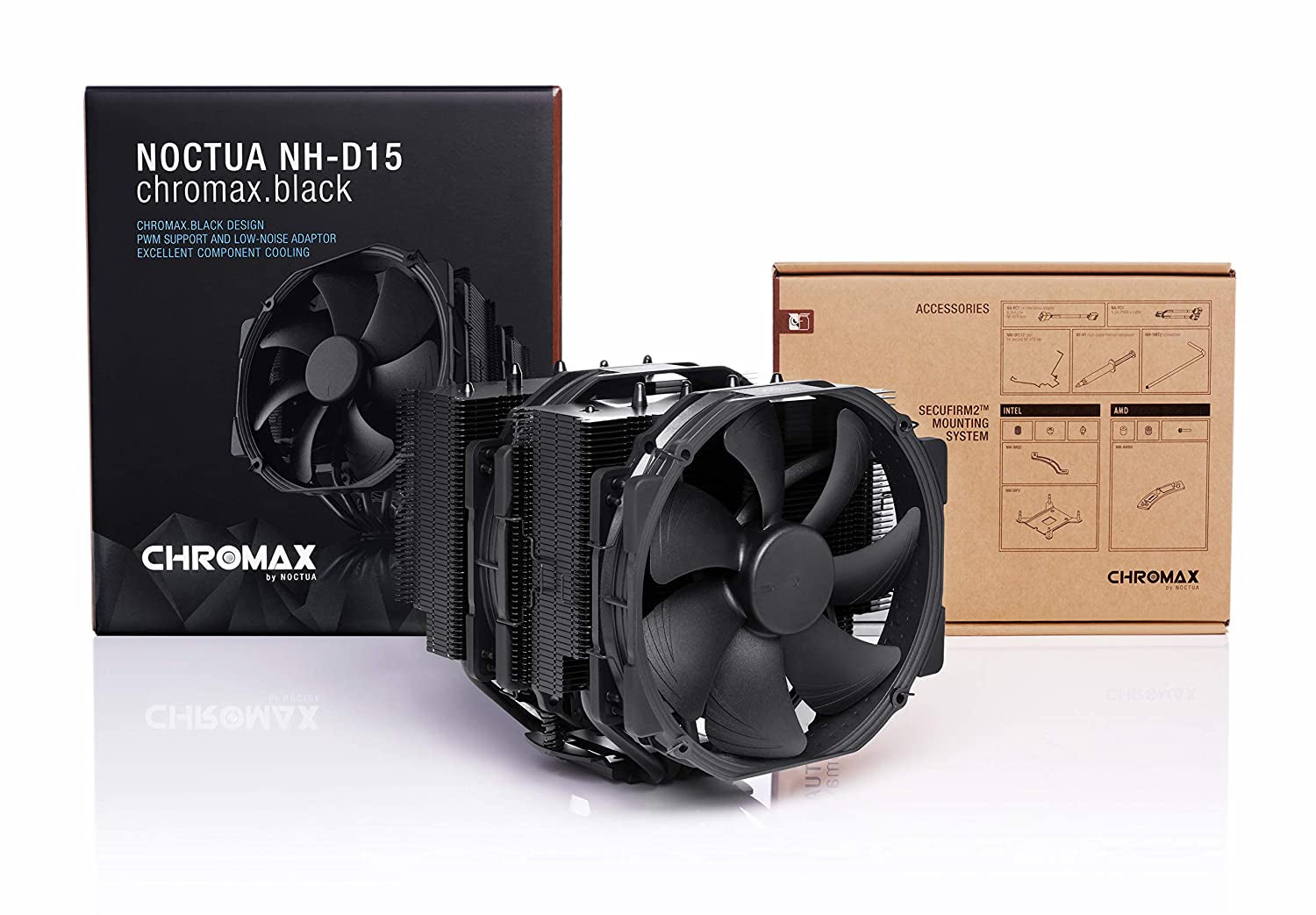 NH-D15 Chromax.Black, Dual-Tower CPU Cooler (140Mm, Black)