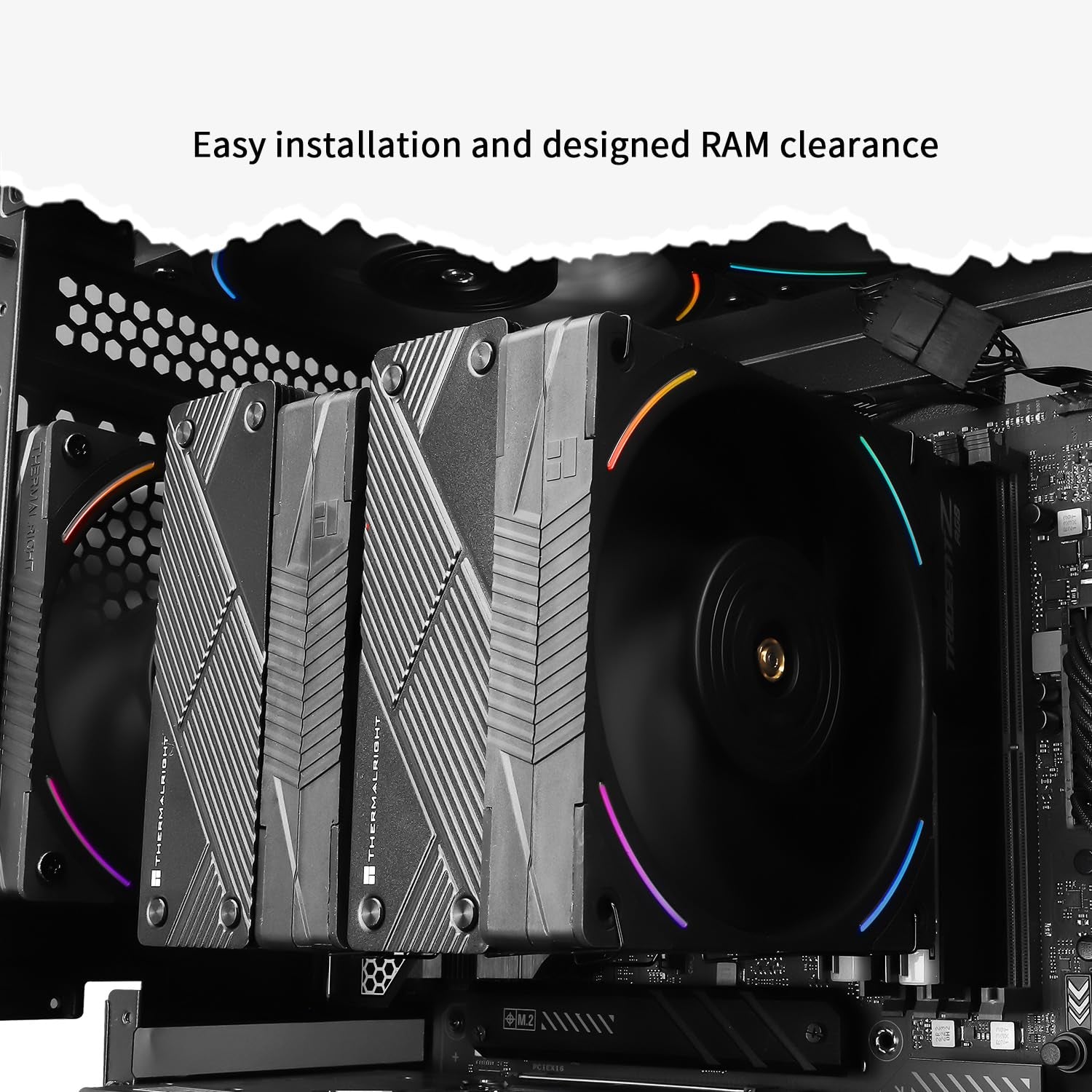 Phantom Spirit 120 EVO CPU Air Cooler, 7 Heat Pipes CPU Cooler,Dual 120Mm TL-K12 PWM Fans, 2150RPM, for AM4 /Am5/Intel 1851/1700/115X/1200/2011, PC Cooling