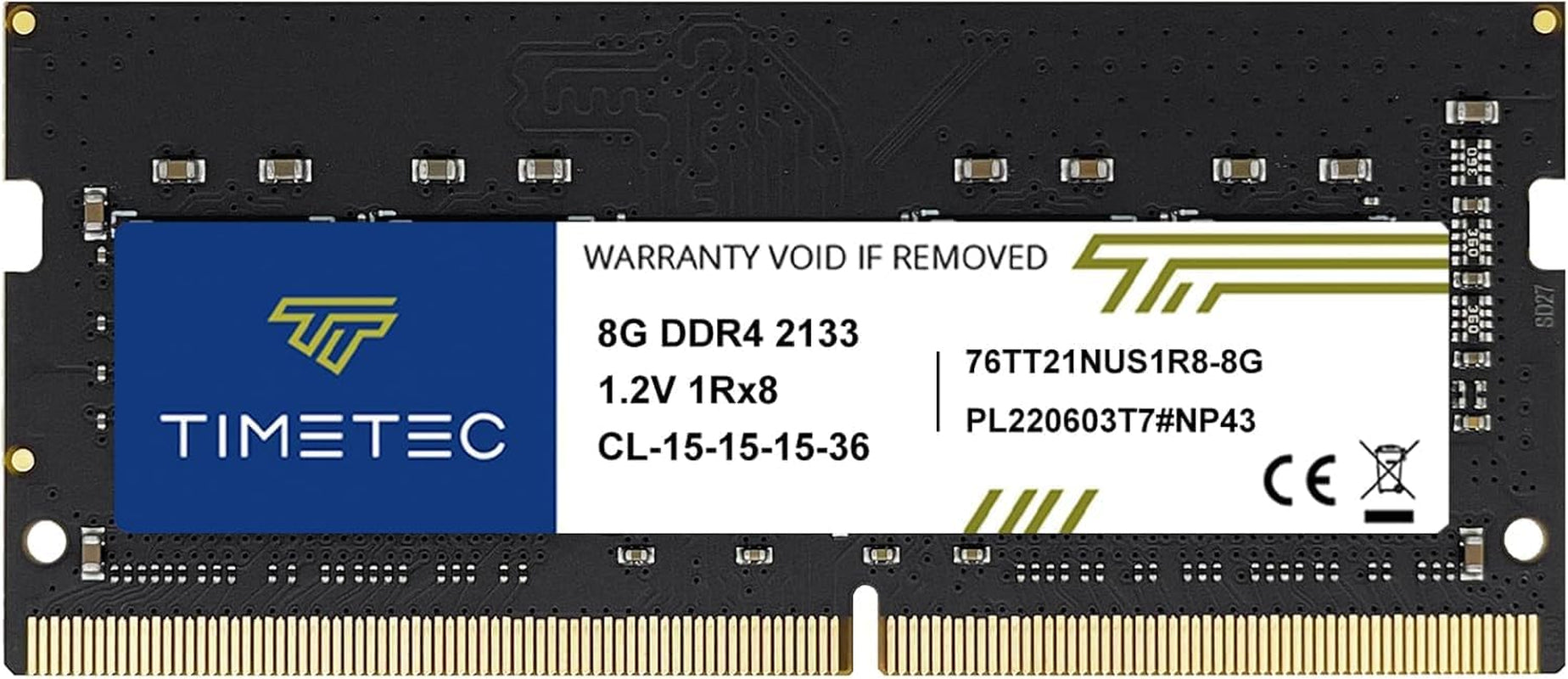 8GB DDR4 SODIMM for Intel NUC Kit/Mini PC/HTPC/NUC Board 2133Mhz PC4-17000 Non-Ecc Unbuffered 1.2V CL15 1Rx8 Single Rank 260 Pin Computer Memory Ram Module Upgrade(8Gb)