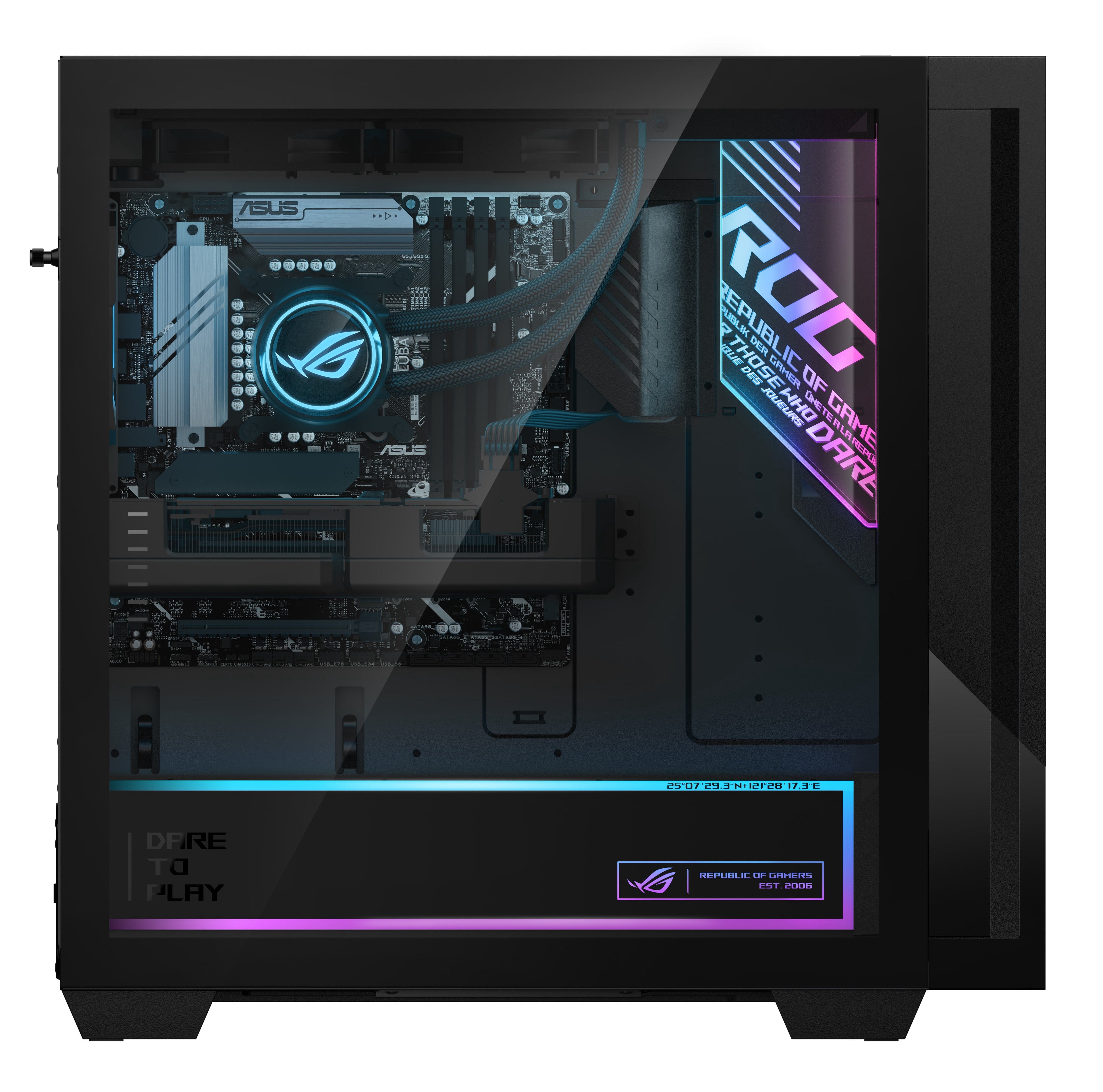ASUS ROG G700 (2025) Gaming Desktop PC, Intel® Core™ Ultra 7 265F, NVIDIA® Geforce RTX™ 5070, 1TB SSD, 32GB RAM, Windows 11 Pro, G700TF-XS776