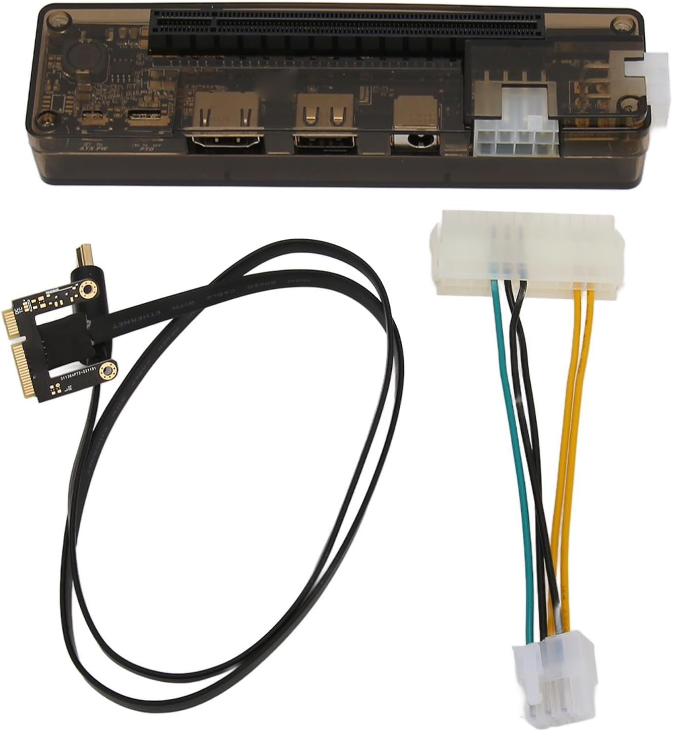 Mini PCIE External Graphics Dock for Laptop, High Performance, 6Pin Connector, Suitable for Engineering Measurement, Data Acquisition, Server Debugging (Mini PCI-E)