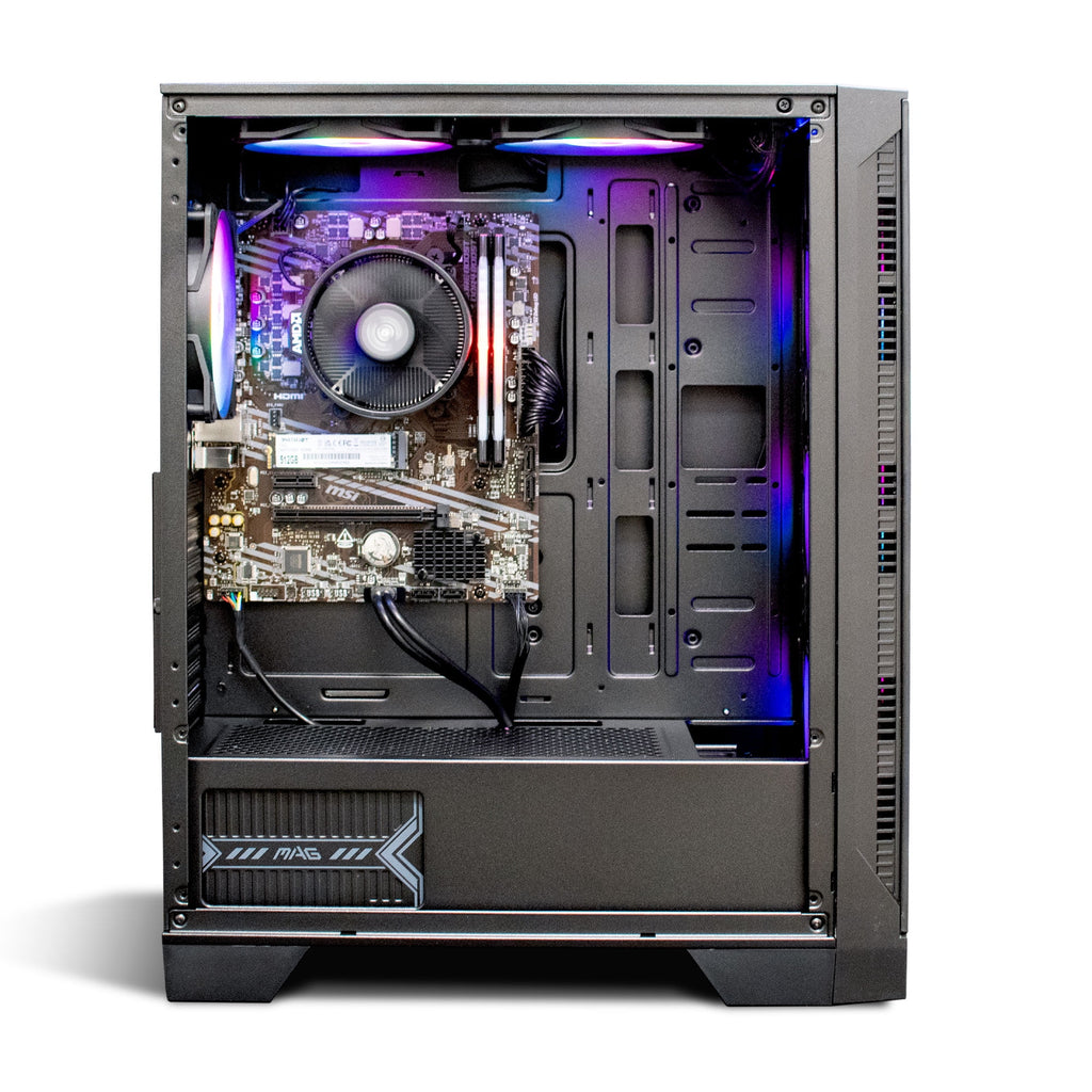 NSX GAMING PC - AMD Ryzen 5 5600G, 16 Gb DDR4, 512 Gb M2 Nvme SSD, RGB Fans, W11