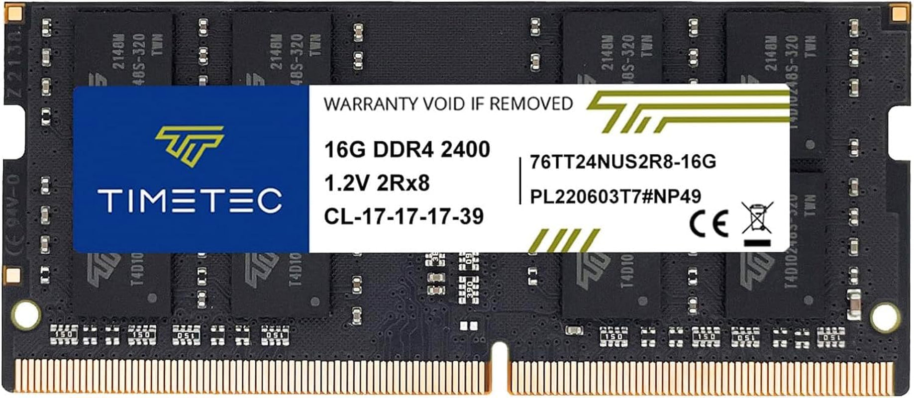 Hynix IC 16GB DDR4 SODIMM for Intel NUC Kit/Mini PC/HTPC/NUC Board 2400Mhz PC4-19200 Non ECC Unbuffered 1.2V CL17 Dual Rank 260 Pin Memory Upgrade(16Gb)