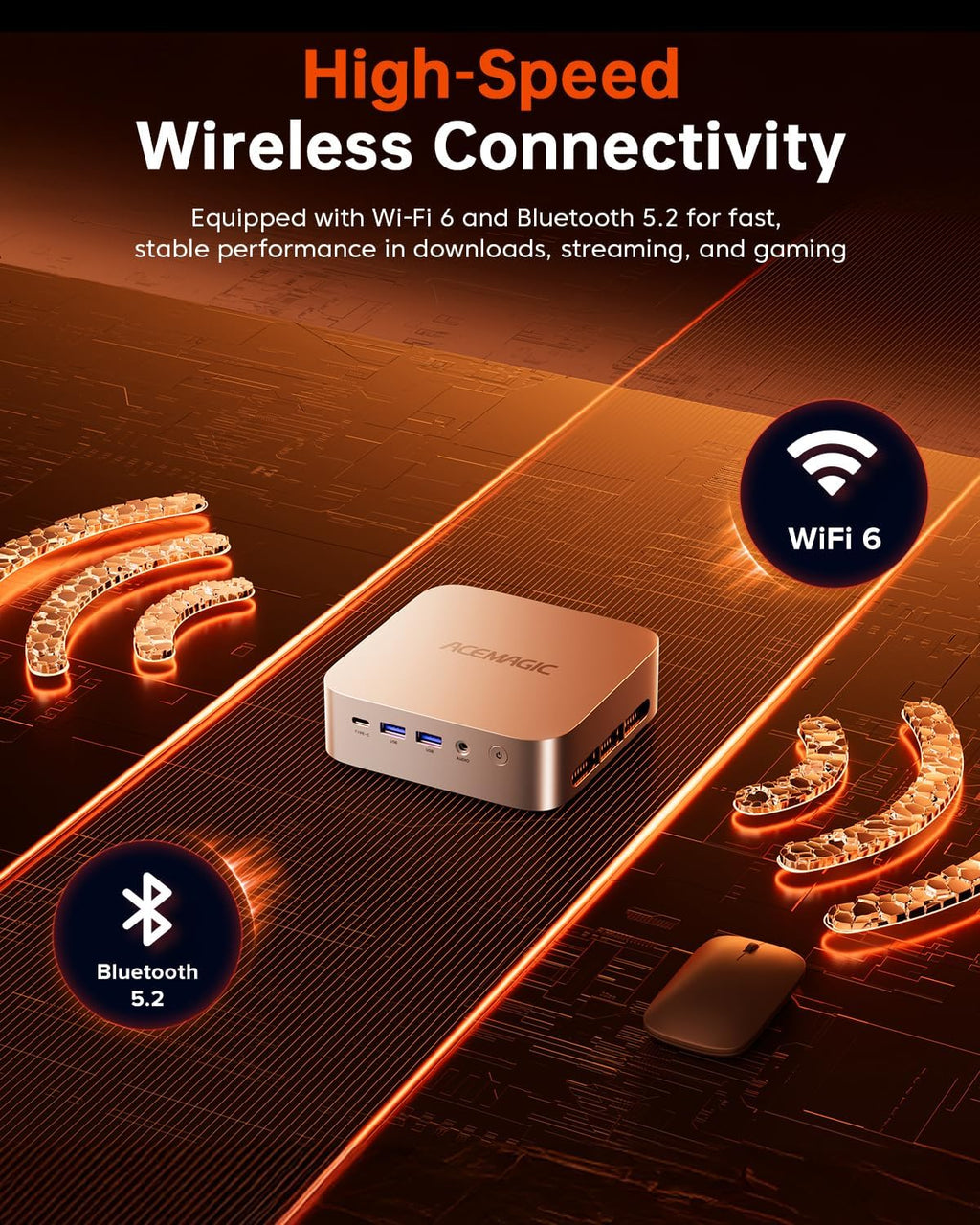 K1 Mini PC AMD Ryzen 7 7730U Upgraded 7430U/5825U 16GB RAM 512GB Pcie SSD Mini Computers(8C/16T, up to 4.5Ghz), Windows 11 Pro 4K Triple Display Desktop Computer USB-C/LAN 2.5G/Bt5.2/Wifi6