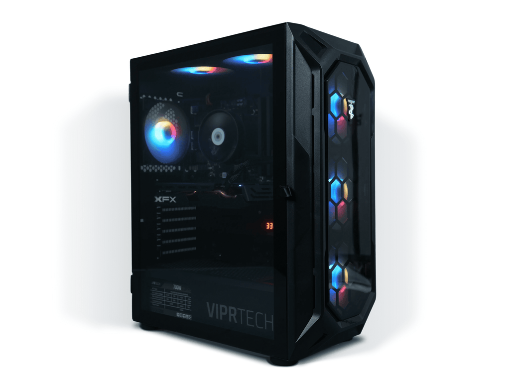 Viprtech Rebel 3.0 Gaming PC - AMD Ryzen 7 (4.1Ghz), RTX 3060 12GB, 16GB DDR4, 500GB SSD, Onyx Black