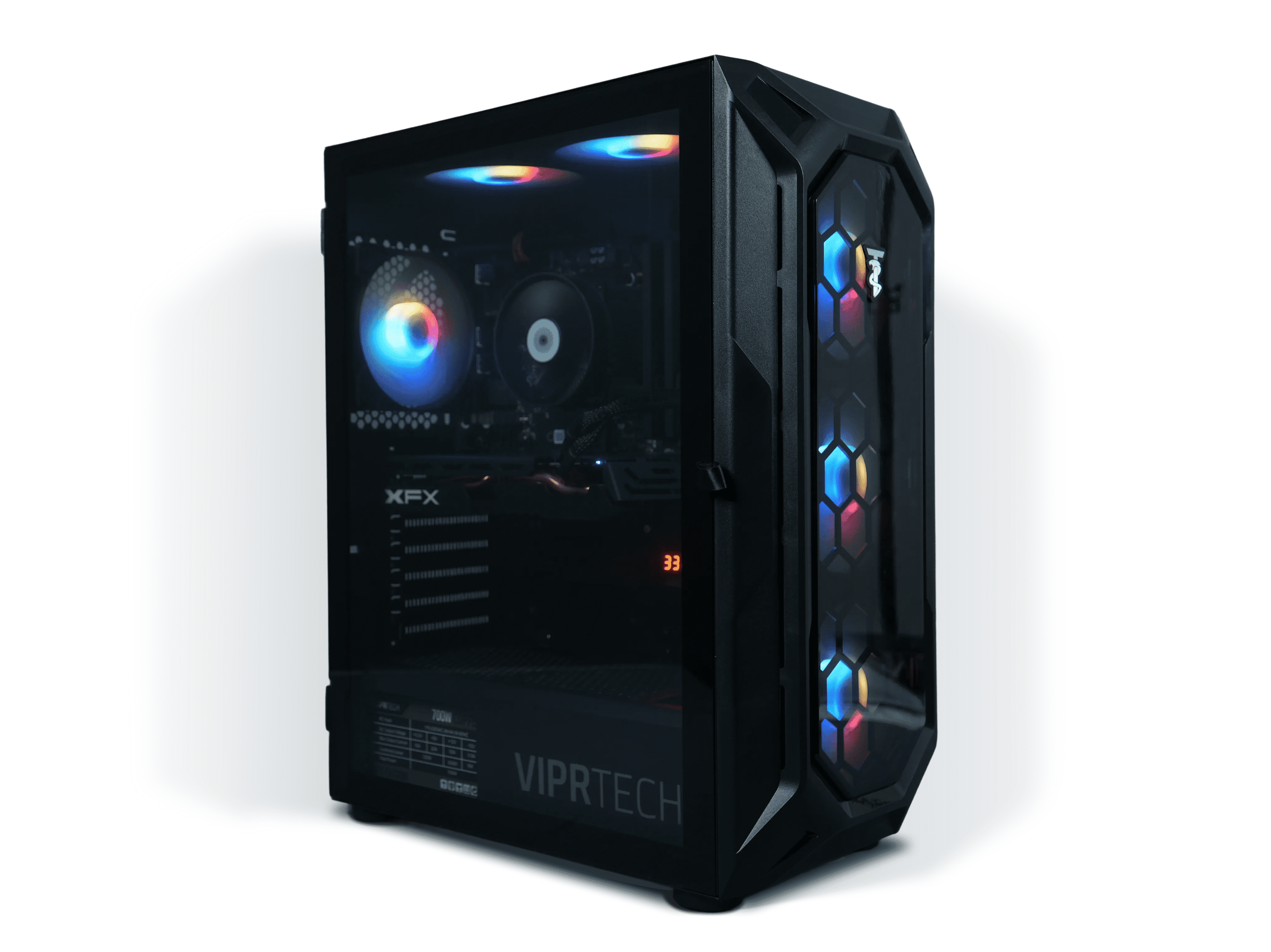 Viprtech Rebel 3.0 Gaming PC - AMD Ryzen 7 (4.1Ghz), RTX 3060 12GB, 16GB DDR4, 500GB SSD, Onyx Black