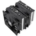 PS120SE CPU Air Cooler, 7 Heat Pipes CPU Cooler,Dual 120Mm TL-C12B V2 PWM Fan, AGHP 4.0 Technology, S-FDB Bearing, for AMD AM4 Am5/Intel 1700/1150/1151/1200/1851, PC Cooler