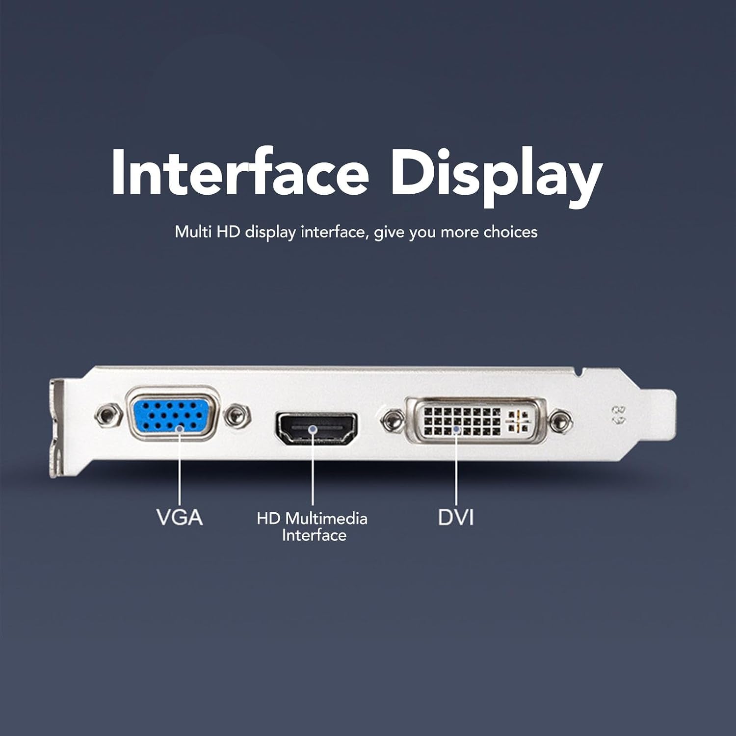 GT730 4GB Gaming Graphics Card, 4GB DDR3 128Bit Discrete Graphics Card, 700Mhz 500Mhz, PCI Express 2.0 X 16, VGA DVI, with Quiet Cooling Fan, for ATX ITX Chassis