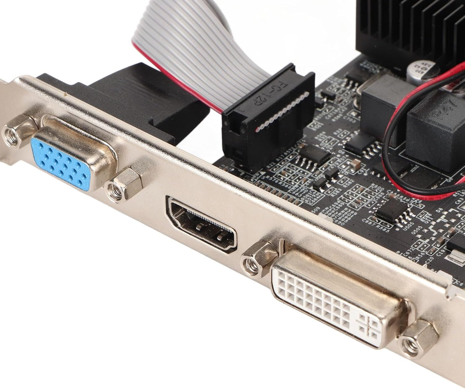 GT730 4GB Gaming Graphics Card, 4GB DDR3 128Bit Discrete Graphics Card, 700Mhz 500Mhz, PCI Express 2.0 X 16, VGA DVI, with Quiet Cooling Fan, for ATX ITX Chassis