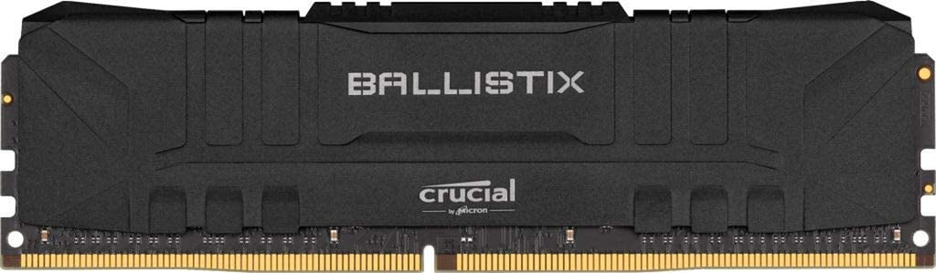 Crucial  3200 Mhz DDR4 DRAM Desktop Gaming Memory Kit 16GB (8Gbx2) CL16 BL2K8G32C16U4B (Black)