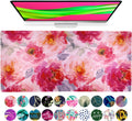 Large Mouse Pad Desk Mat 15" X 30" – Extended Floral Desk Protector for Keyboard & Mouse – Non-Slip Waterproof Cute Office Pad Aesthetic Workstation Mat