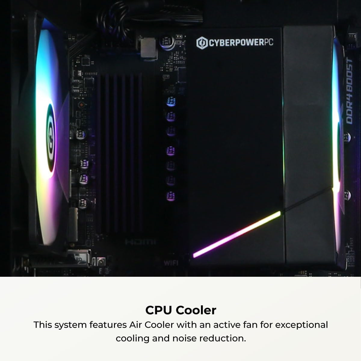 Gaming PC, AMD Ryzen 5 5500, Radeon RX 6500 XT 4GB | Gamer Master, 8GB DDR4, 500GB Pcie 4.0 SSD, Wifi Ready & Windows 11 Home (GMA3100A3)