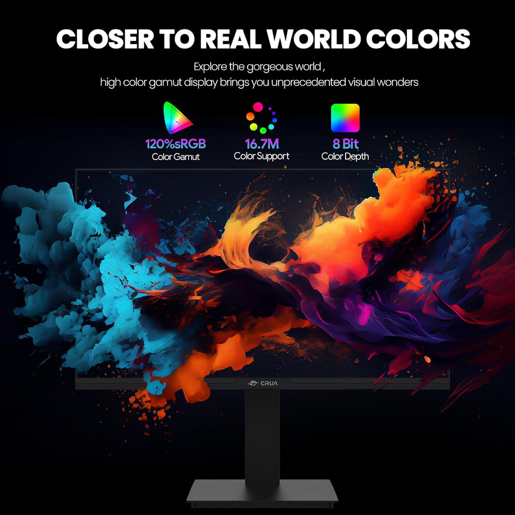 24.5" FHD 200Hz Vertical Monitor, Height/Pivot/Swivel/Tilt Adjustable | 120%Srgb Color, Freesync, HDMI/DP, Low Blue Light, and 75X75Mm Wall Mount for PC Gaming, Coding, Streaming, Study, and Office