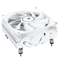 AXP90-X53 White Low Profile CPU Air Cooler, 53Mm Height, TL-9015W Slim PWM CPU Fan, AGHP 3.0 Technology, ITX Heatsink Cooler, for AMD:AM4 Am5/Intel 1150/1151/1155/1156/1200/1700