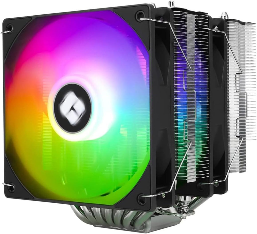 Thermalright Phantom Spirit 120 SE ARGB CPU Air Cooler,7 Heat Pipes CPU Cooler,Dual 120Mm TL-C12B-S V2 PWM Fan,Aghp 4.0 Technology,S-Fdb Bearing,For AMD AM4 Am5/Intel 1700/1150/1151/1200/1851