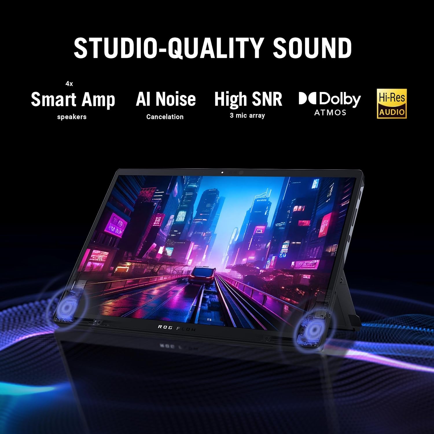ASUS ROG Flow Z13 2.5K 180Hz 3Ms ROG Nebula Touchscreen 13.4" Convertible 2-In-1 Gaming Notebook AMD Ryzen AI MAX+ 395 32GB RAM 1TB SSD off Black