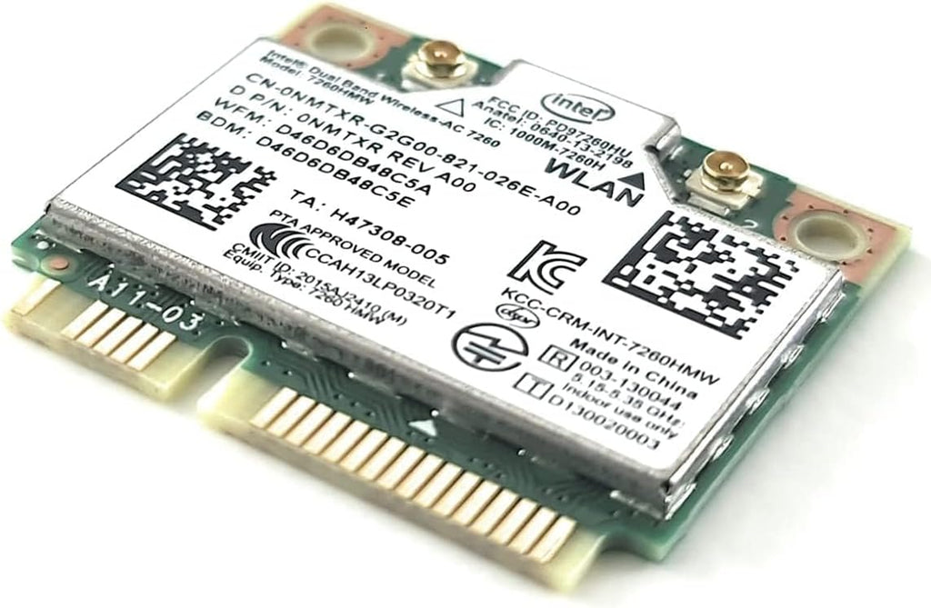Intel Dual Band Wireless-Ac 7260 Network Adapter (7260.HMWWB.R)