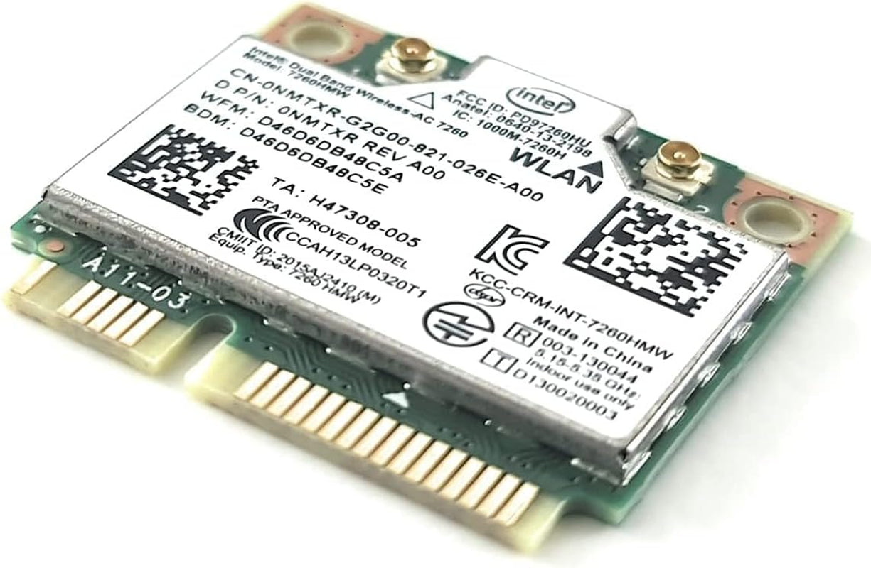 Intel Dual Band Wireless-Ac 7260 Network Adapter (7260.HMWWB.R)