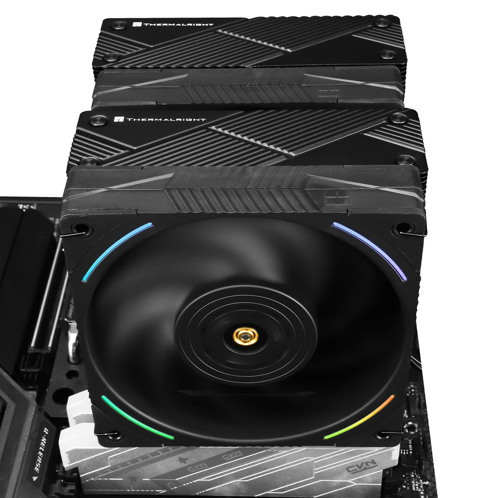 Phantom Spirit 120 EVO CPU Air Cooler, 7 Heat Pipes CPU Cooler,Dual 120Mm TL-K12 PWM Fans, 2150RPM, for AM4 /Am5/Intel 1851/1700/115X/1200/2011, PC Cooling