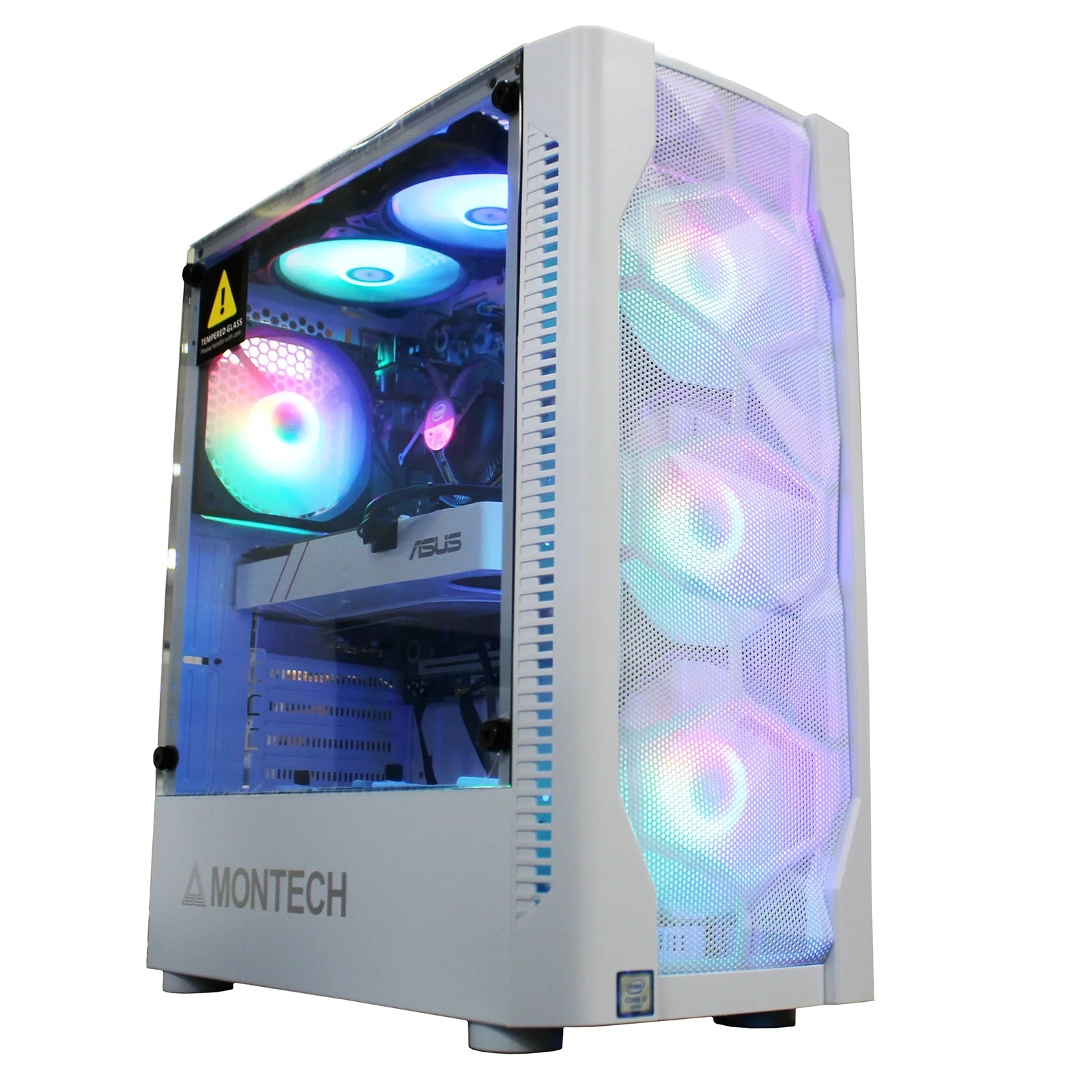 PRC POLAR APEX Gaming Desktop Intel I7, 16GB, 1TB SSD, White