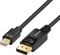 8K Mini Displayport to Displayport Cable 1.4, 6Ft | Bi-Directional Mini DP to DP Cord: up to 8K@60Hz, 4K@240Hz, 2K@240Hz, 32.4Gbps; Compatible with Macbooks with Thunderbolt 1/2