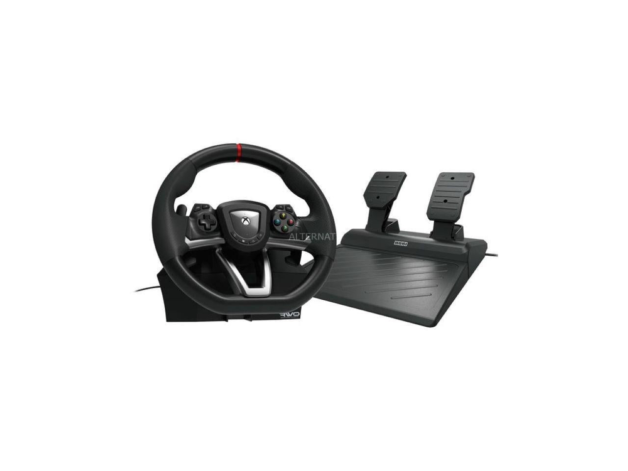 Hori - Black, Xbox Series X/S and Multi-Platform, Overdrive, Wired Video Game Racing Wheel