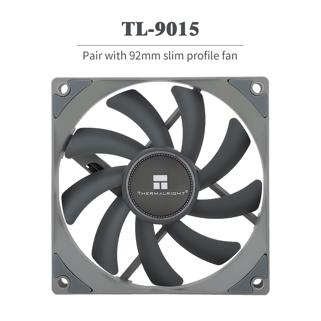 AXP90 X47 Low Profile CPU Cooler, with 92Mm TL-9015 Slim PWM Fan, ITX CPU Cooelr Fan, 47Mm Height,For AMD AM4 Am5/Intel 1150/1151/1155/11851/1200/1700(AXP90 X47)