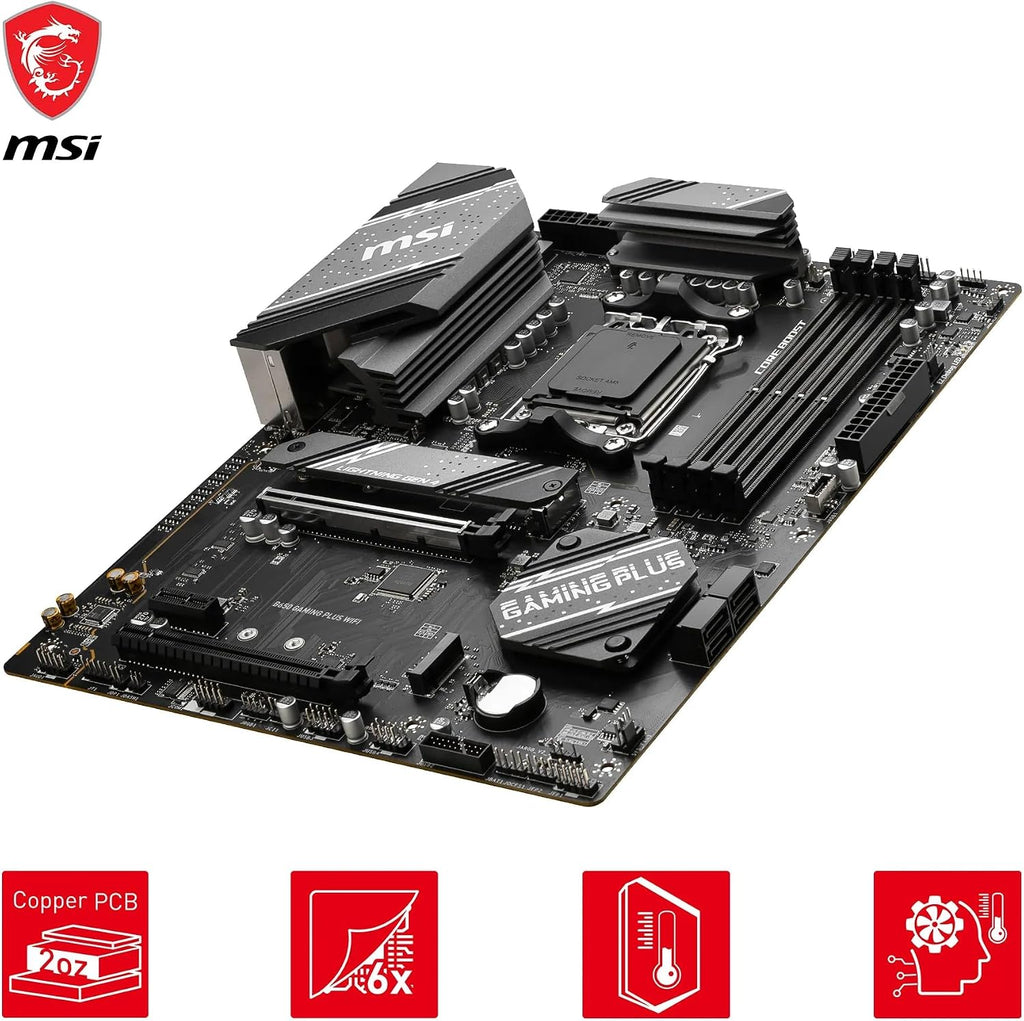 MSI B650 Gaming plus Wifi Motherboard AMD B650 Socket AM5 ATX