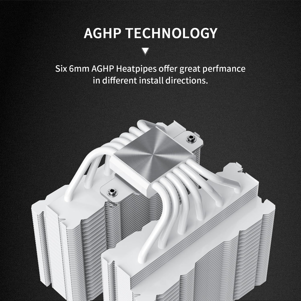 Thermalright Peerless Assassin 140 Digital White CPU Cooler, Double PWM Fans with 1850RPM Speed, Support Intel Lga1700/1851/115X/2011/1200,Amd:Am4/Am5, Computer CPU Cooling,Digital Screen Top Cover
