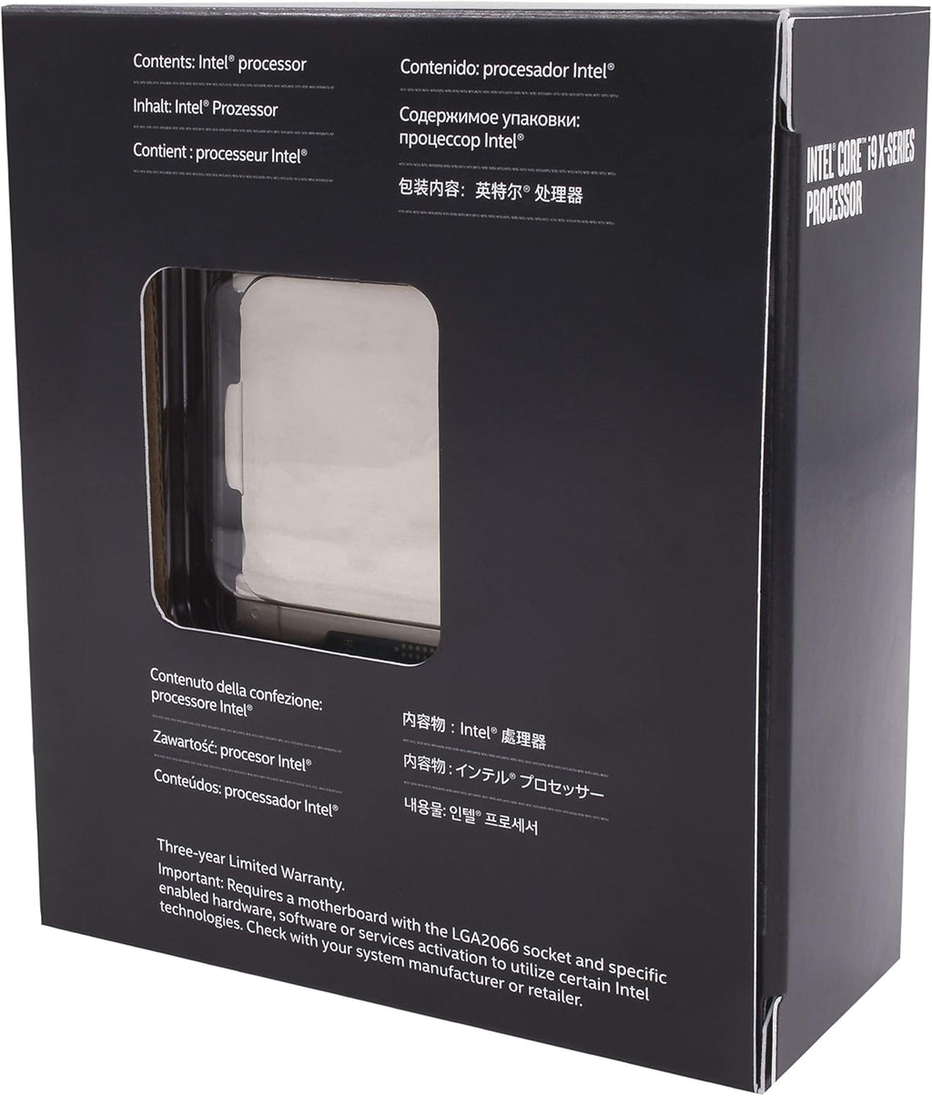 Intel Core I9-9820X X-Series Processor 10 Cores up to 4.1Ghz Turbo Unlocked LGA2066 X299 Series 165W