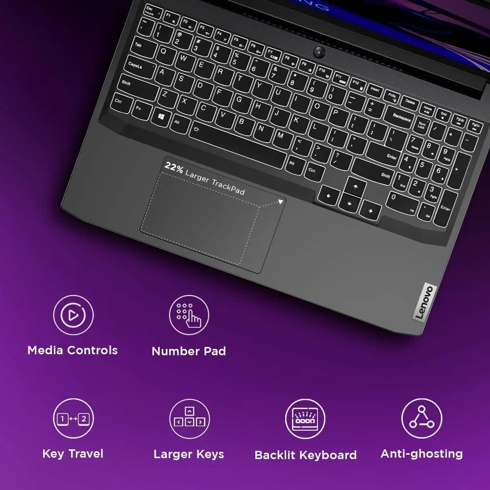 Lenovo LOQ 15 Gaming Laptop - NVIDIA RTX 3050 - Intel Core I5-12450Hx Beat AMD Ryzen 7 4800H - 15.6" FHD Display 144Hz - 32GB RAM -1TB Pcie SSD -Backlit Keyboard - Windows 11 - G-SYNC