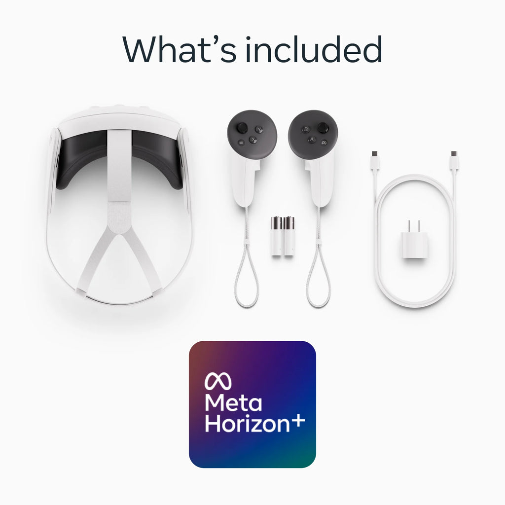 Meta Quest 3 512GB | VR Headset — Thirty Percent Sharper Resolution — 2X Graphical Processing Power — Virtual Reality without Wires — Access to 40+ Games with a 3-Month Trial of Meta Horizon+