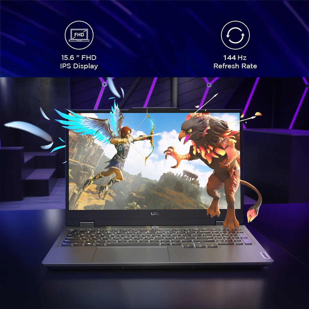 Lenovo LOQ 15 Gaming Laptop - NVIDIA RTX 3050 - Intel Core I5-12450Hx Beat AMD Ryzen 7 4800H - 15.6" FHD Display 144Hz - 32GB RAM -1TB Pcie SSD -Backlit Keyboard - Windows 11 - G-SYNC