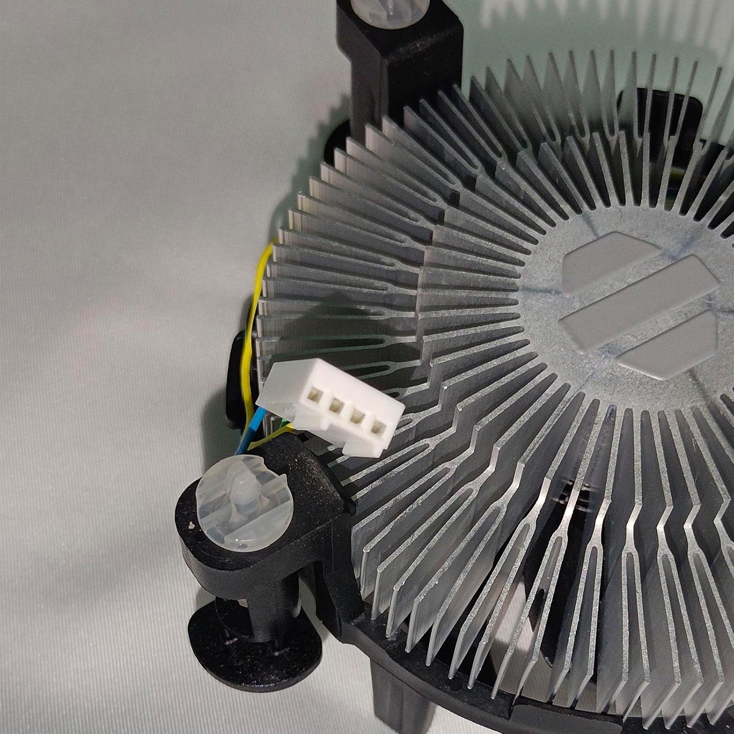 I3/I5/I7 Lga115X CPU Heatsink Compatible with Intel CPU Cooler for LGA 1151 | Aluminum Heatsink for LGA1200 LGA1151 LGA1150 LGA1156 for Intel E97379-003-Desktop 4-Pin Connector CPU Cooler with Aluminum