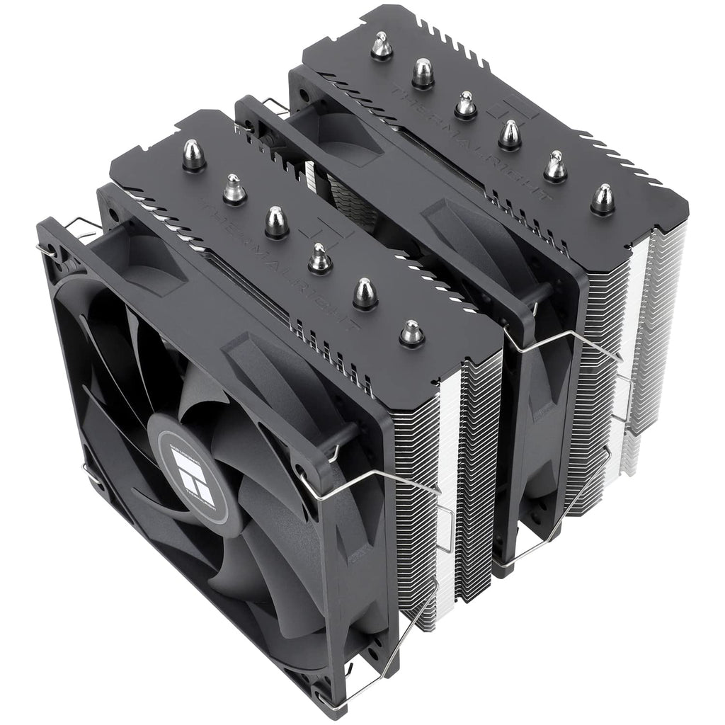 Peerless Assassin 120 SE CPU Air Cooler, 6 Heat Pipes, Dual 120Mm TL-C12C PWM Fans, Aluminum Heatsink Cover, AGHP Technology, for AMD AM4 Am5/Intel LGA 1700/1150/1151/1200/1851（PA120SE）