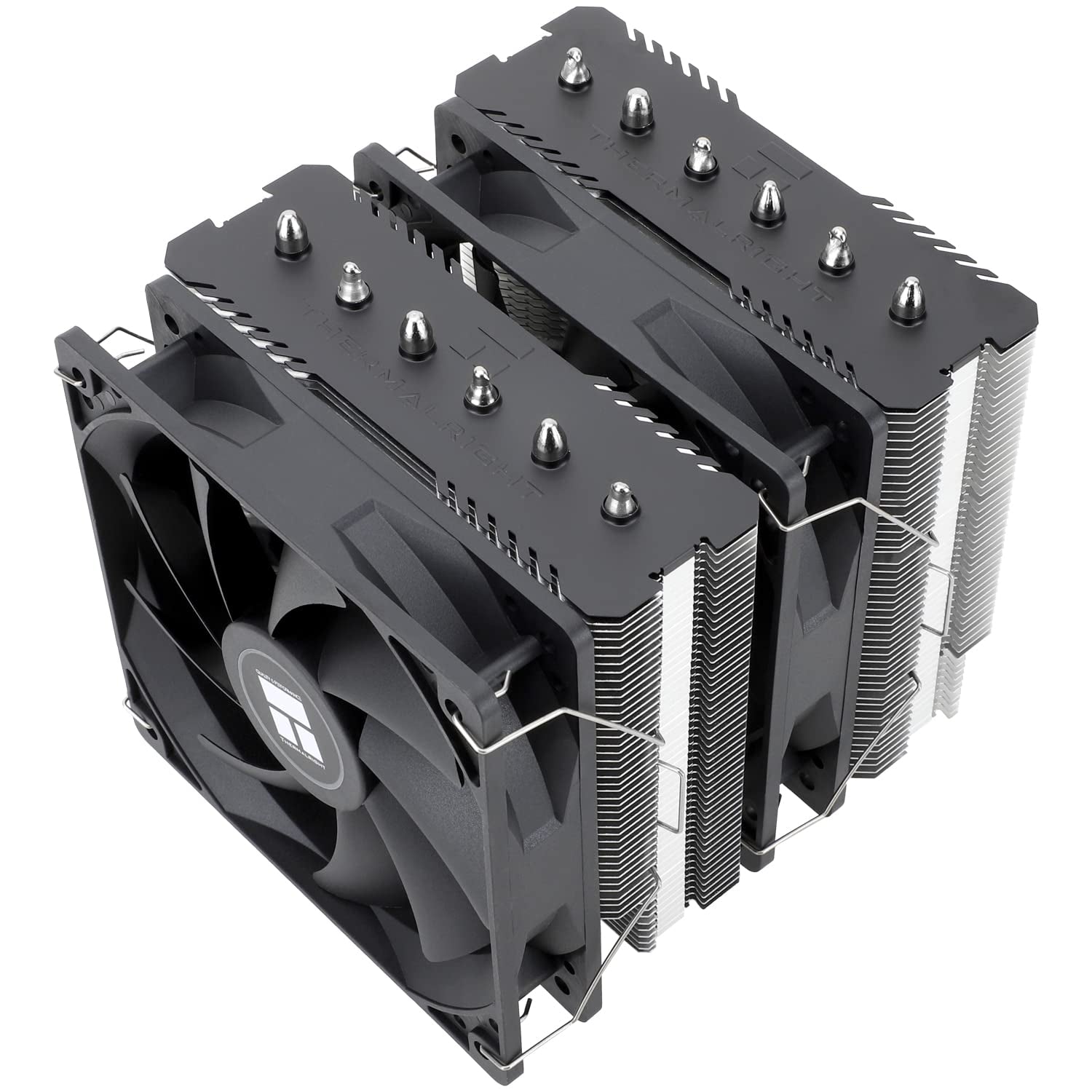 Peerless Assassin 120 SE CPU Air Cooler, 6 Heat Pipes, Dual 120Mm TL-C12C PWM Fans, Aluminum Heatsink Cover, AGHP Technology, for AMD AM4 Am5/Intel LGA 1700/1150/1151/1200/1851（PA120SE）
