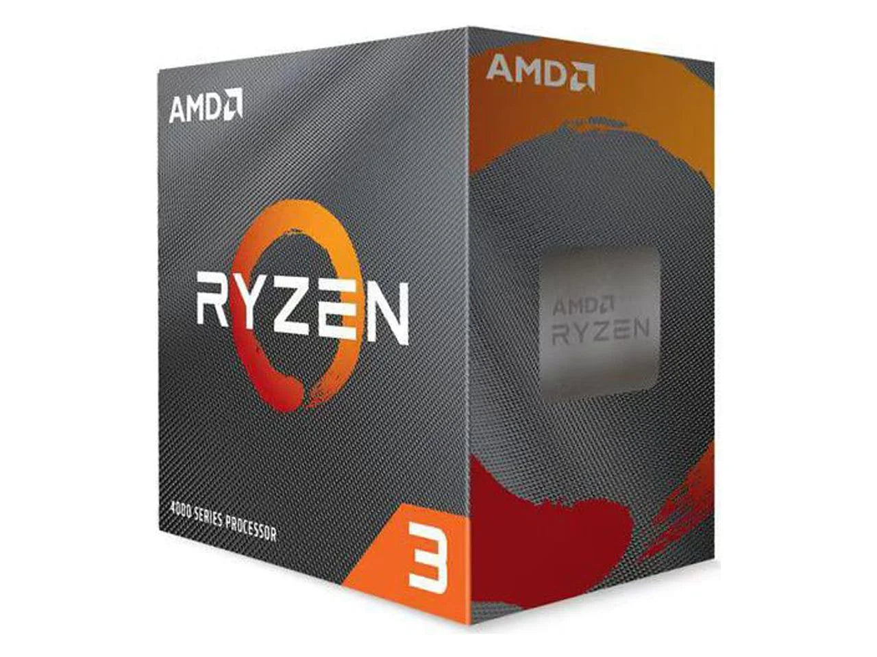 AMD Ryzen 3 4100 3.8Ghz 4-Core AM4 Processor with Wraith Stealth Cooler - 100-100000510BOX