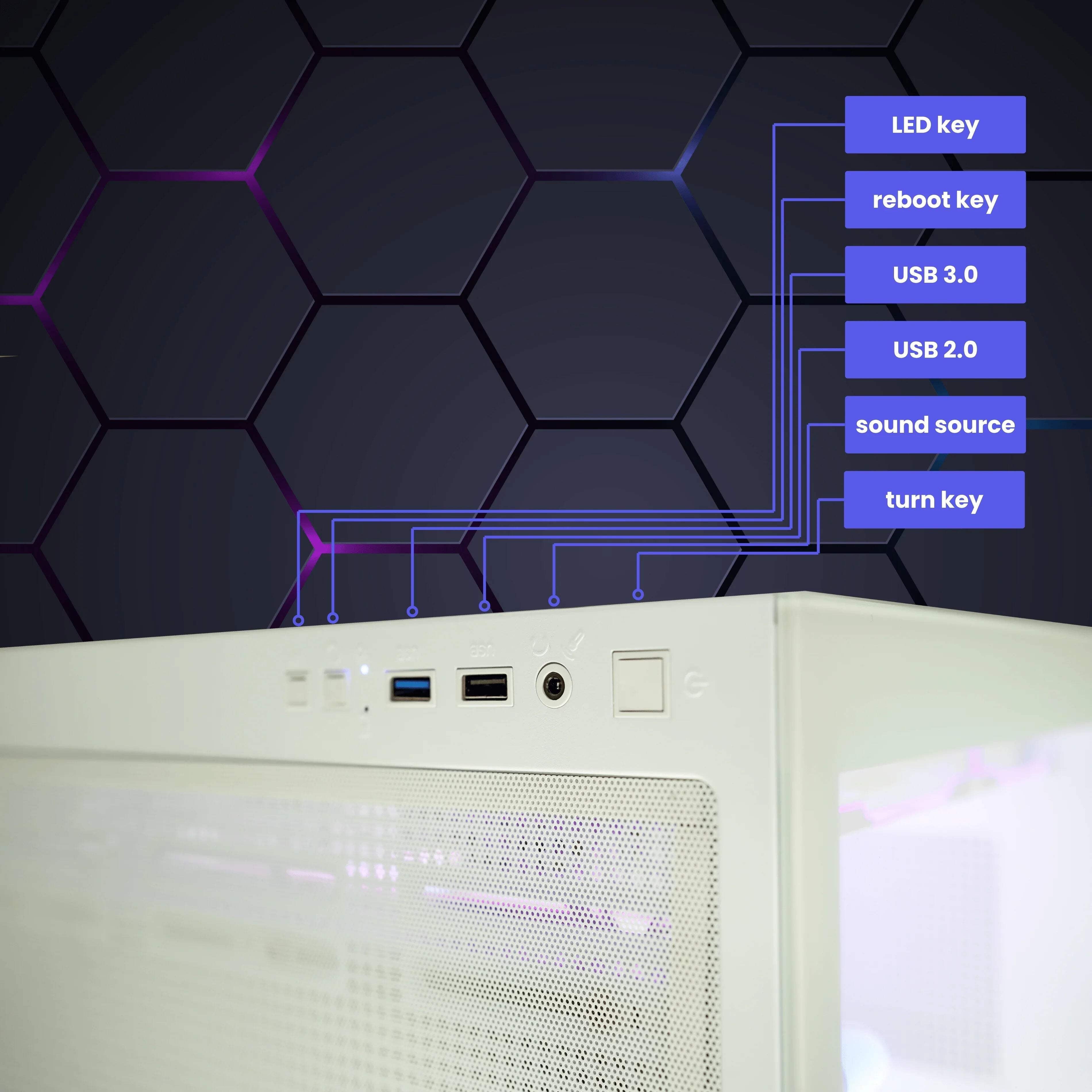 Hyper Cyber Rage Y | AMD Ryzen 9 9950X3D | Intel ARC B580 12GB DDR6 | Gaming PC