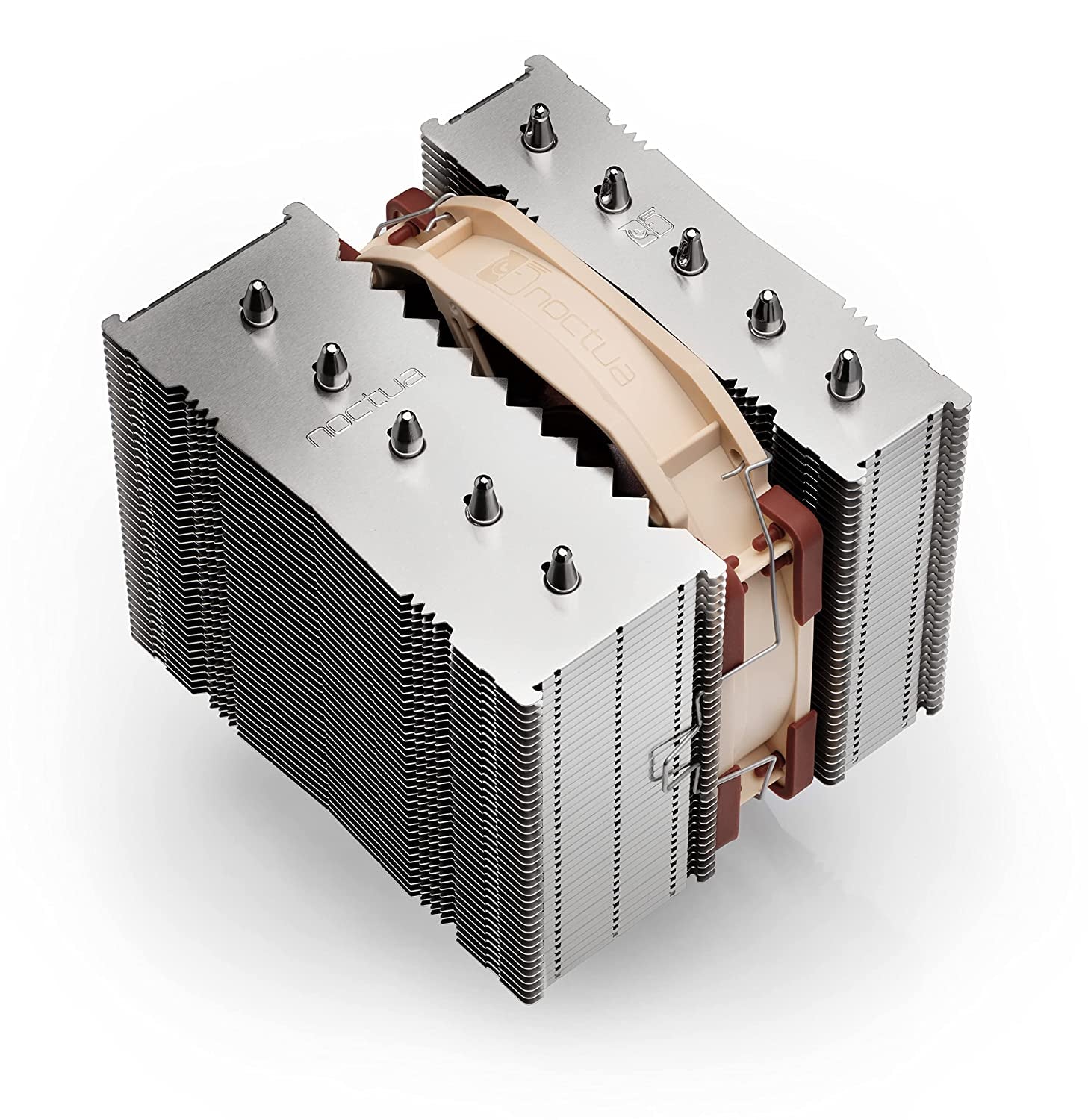 NH-D12L, Low-Height Dual-Tower CPU Cooler (120Mm, Brown)