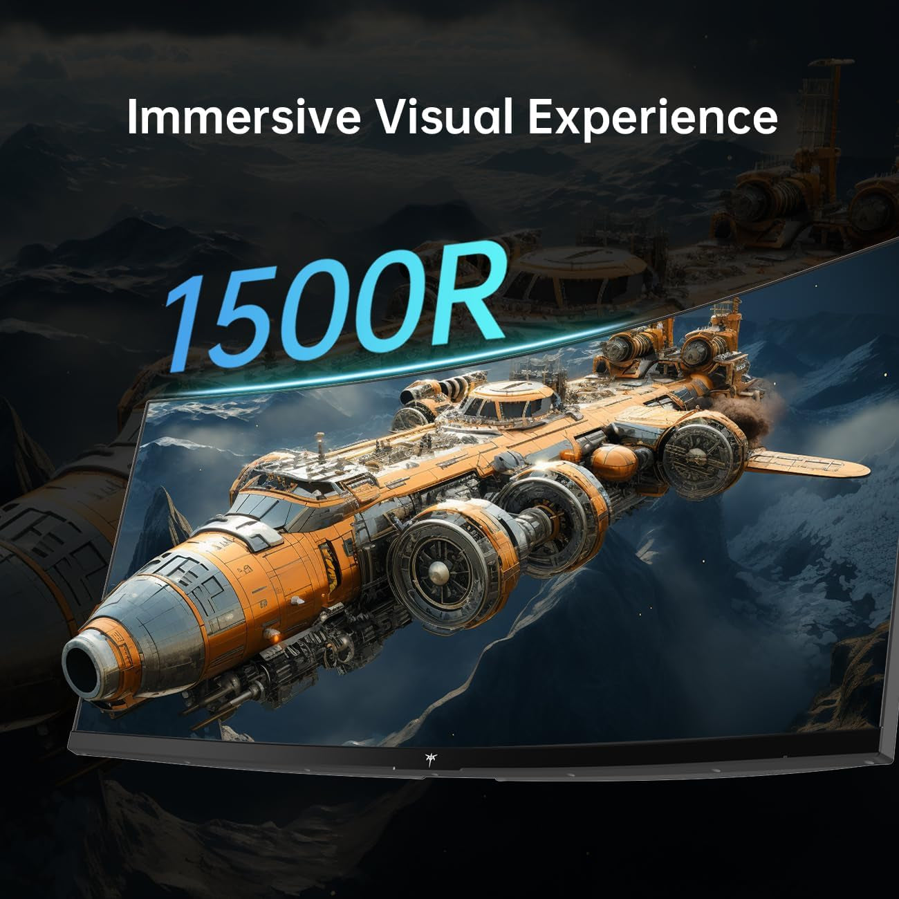 34 Inch 180Hz WQHD Ultrawide 3440X1440 Curved Gaming Monitor, H34S5 | 1500R Curvature, PIP/PBP, 4000:1 Contrast, Freesync, HDR, VESA, Tilt Swivel Height Pivot Adjustment
