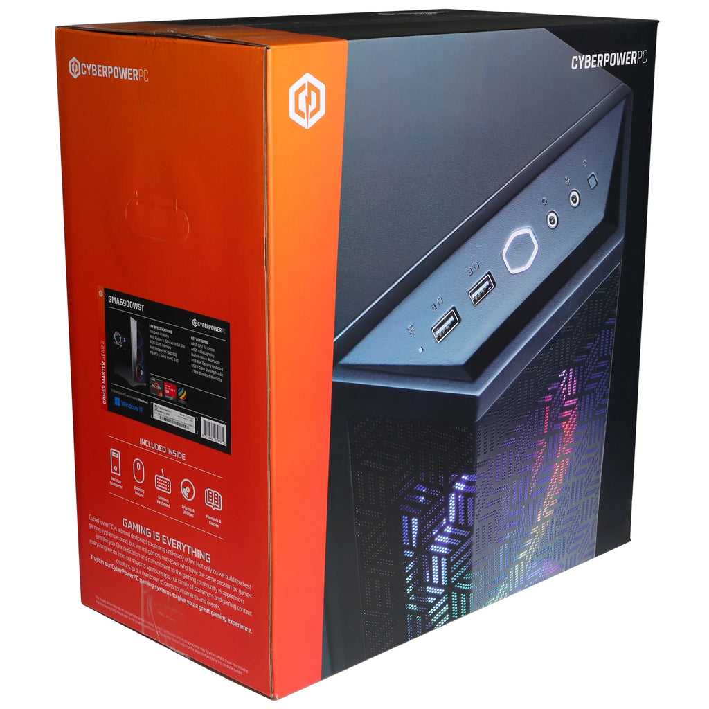 Cyberpowerpc Gamer Master Gaming Desktop AMD Ryzen 5-7600, 16GB DDR5 1TB SSD