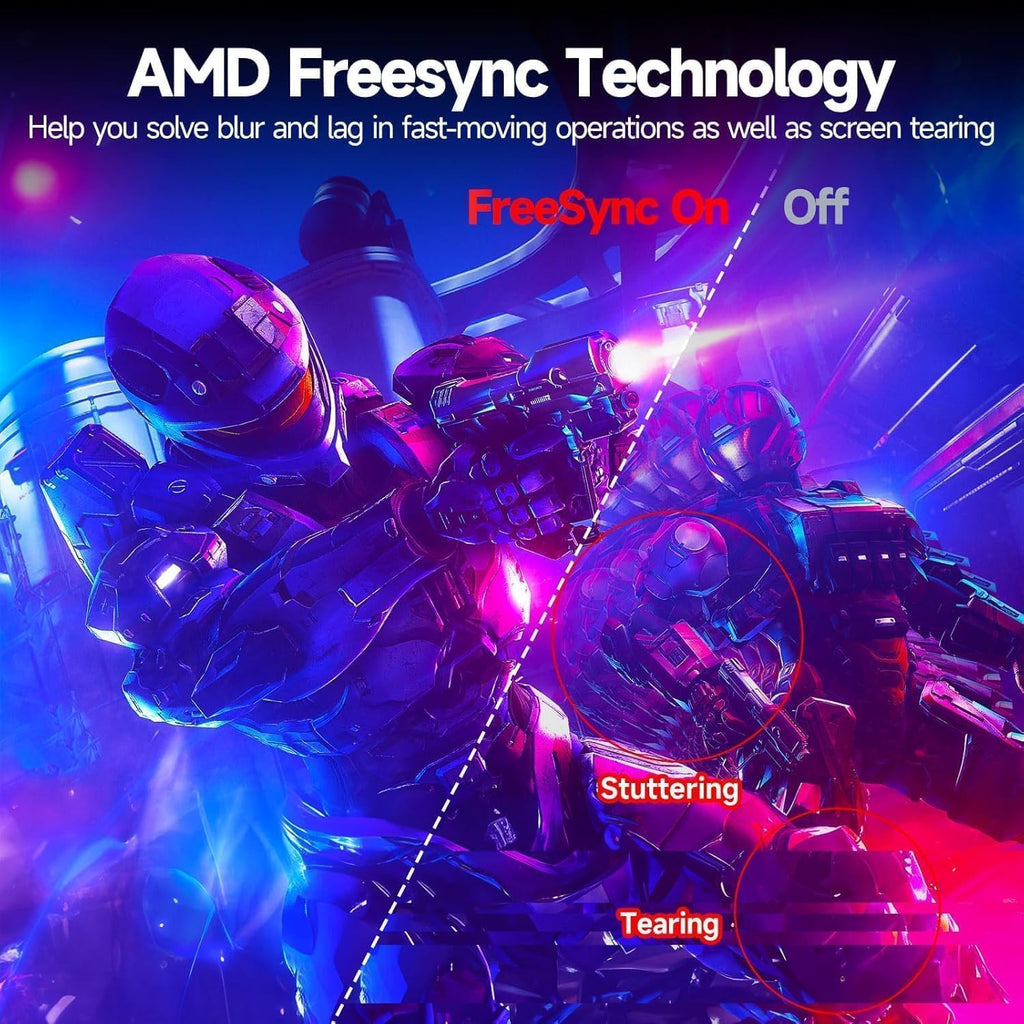 32 Inch Curved Monitor,1440P VA Screen 165Hz, 1500R Curved Gming Monitor,Computer Monitor 1Ms,Freesync & G-Sync, HDR10, 120% Srgb Coverage, DP/HDMI, PC Monitor VESA Mount Compatible